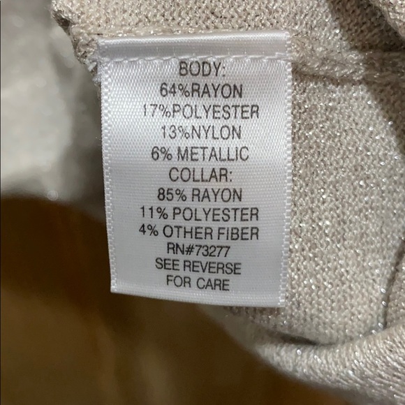 Shimmery Cowl Neck Sweater - Picture 4 of 5